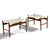 Pair of Sculptural Walnut and Terrazzo Side Tables Attributed to John Keal For Sale - Image 6 of 11