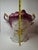 Antique Victorian Porcelain Jardinière Planter Centerpiece Yellow Roses Gold Gilt Plum 11" For Sale - Image 4 of 18
