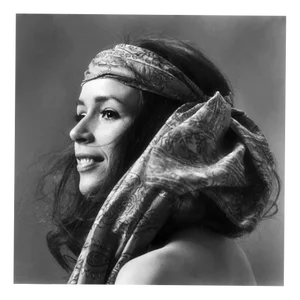 Klaus Redenbacher, Portrait of a Young Woman in Hippie Fashion, 1960s / 2020s, Photograph
