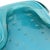 Mid 20th Century Vintage Murano Alfredo Barbini Teal Blue Green Gold Fleck Bubbles Italian Art Glass Ashtray Bowl For Sale - Image 5 of 6