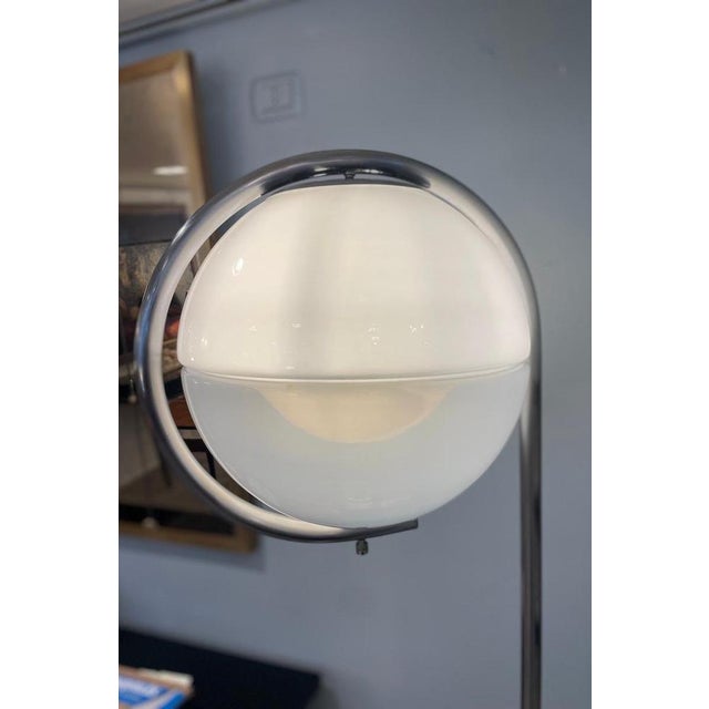 1970s Iron and Glass Floor Lamp, 1970s For Sale - Image 5 of 11