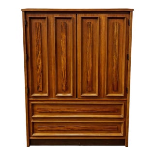 1960s Mid-Century Modern Koehler Tallboy Wardrobe / Armoire Chest For Sale
