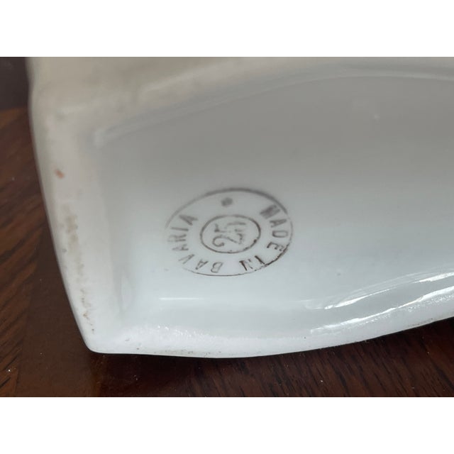 Shabby Chic Set of 4, Antique Bavarian Oil Vinegar Pepper Tableware For Sale - Image 3 of 4