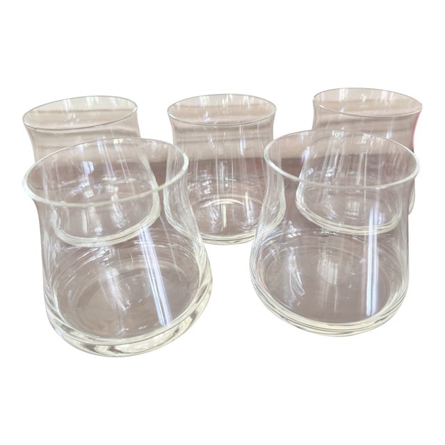 Mid-Century Tumbler Glasses- Set of 5 For Sale