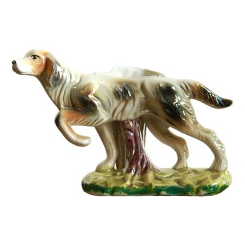 Middle Century Segugio Ceramic Setter Vase, Italy, 1950s For Sale