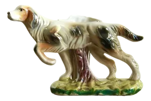 Middle Century Segugio Ceramic Setter Vase, Italy, 1950s
