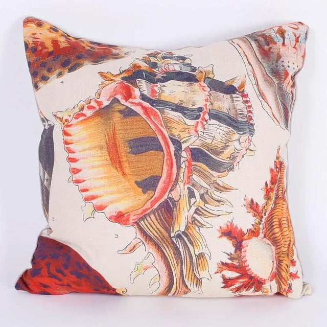 Conch Pillow For Sale In West Palm - Image 6 of 6