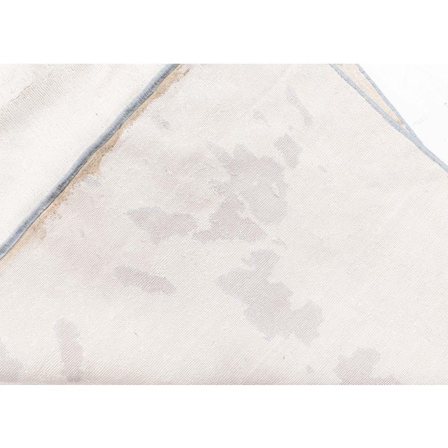 Tan Hand-Knotted Modern Wool Rug with Soft Abstract Pattern by Doris Leslie Blau For Sale - Image 8 of 8
