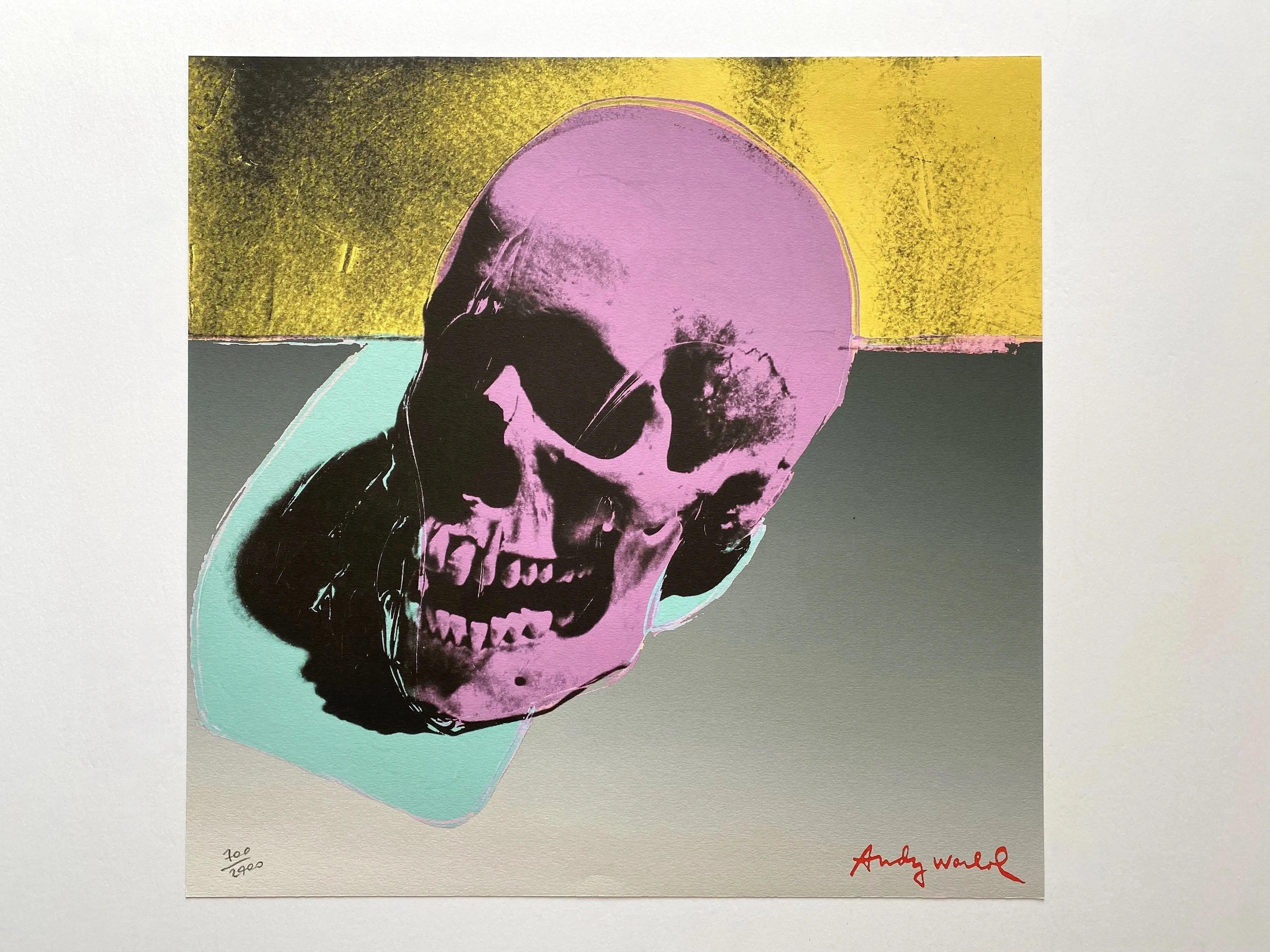 Andy Warhol Vintage 1986 Limited Edition Large Fine Art Lithograph