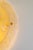 Clear and Golden Murano Glass Flush Mount with Brass Base from Sylcom Lighting, 1990s For Sale - Image 11 of 18