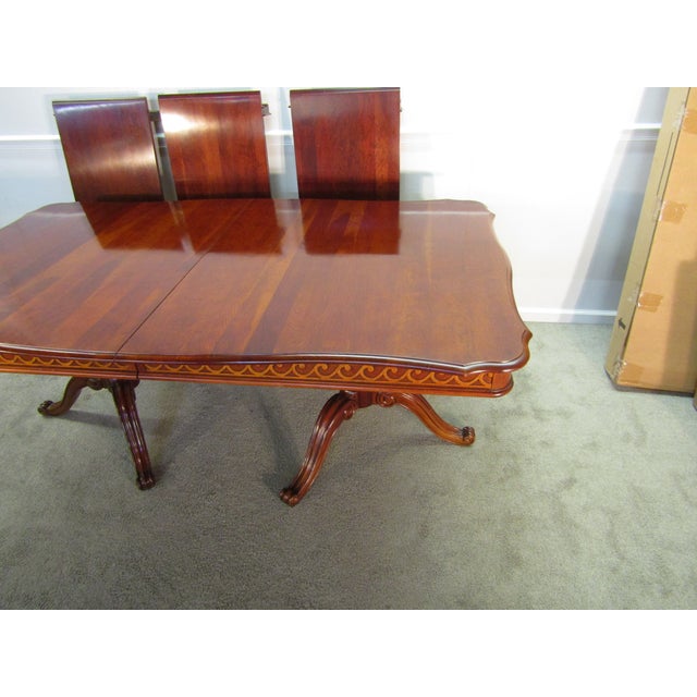 Chippendale Pennsylvania House Solid Cherry Chippendale Style Dining Table For Sale - Image 3 of 12