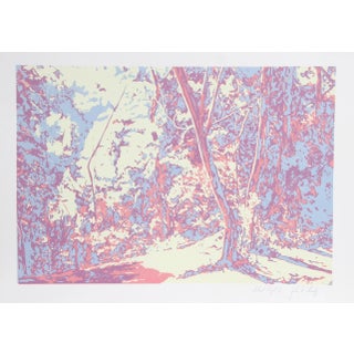 John Healy, Forest Landscape, Serigraph For Sale