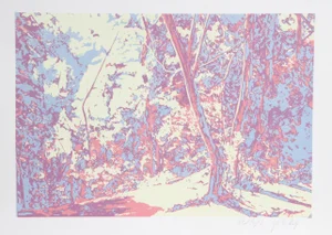 John Healy, Forest Landscape, Serigraph