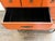 Asian Influenced Orange Lacquered Drawer Chest, Vintage For Sale - Image 9 of 12