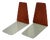 Mid-Century Danish Teak Bookends attributed to Kai Kristiansen for Feldballes, 1960s, Set of 2 For Sale