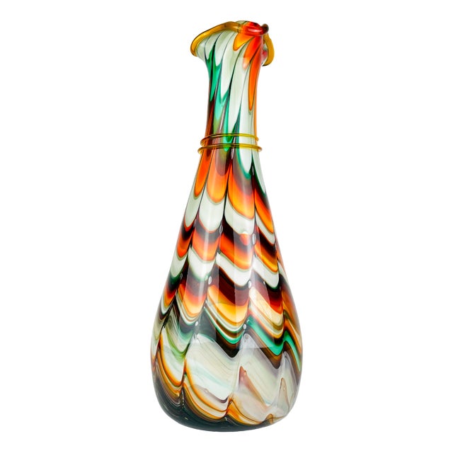 Vintage Italian Murano Vase, 1970s For Sale