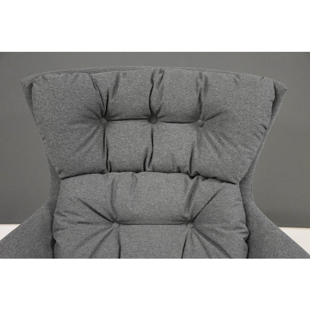 Gray 1960s Selig Egg Swivel Lounge Chair For Sale - Image 8 of 9
