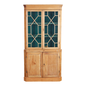 George III Pine Corner Cabinet