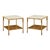 Pair of Coastal Bamboo End Tables For Sale