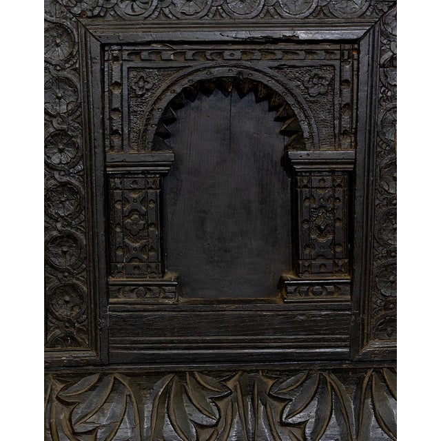 19th Century Carved Oak Sideboard Buffett For Sale - Image 9 of 13