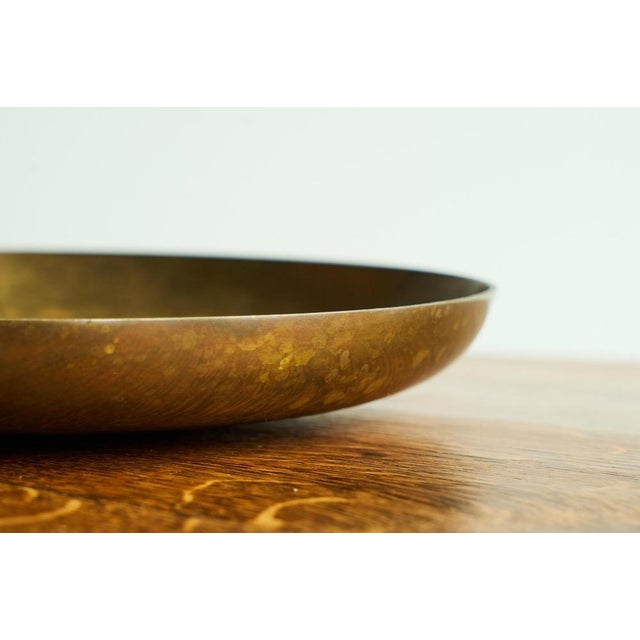 Metal Polotti Arreda Bowl in Bronze, 1940s For Sale - Image 7 of 10