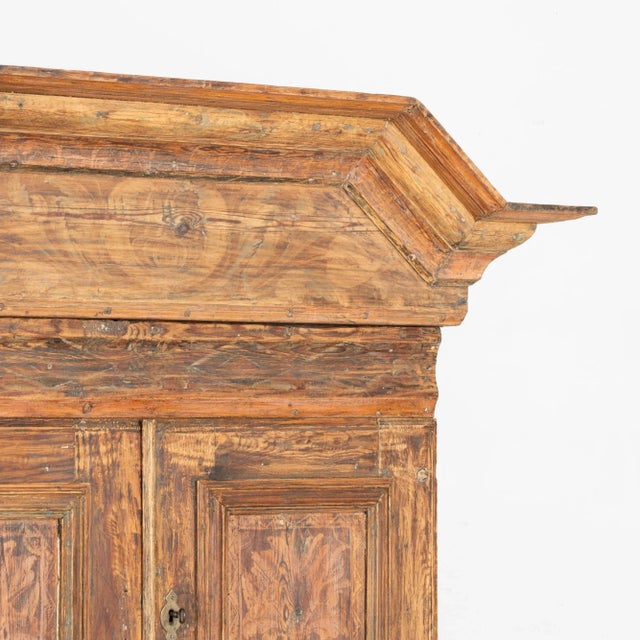 Swedish Pine Dalarna Cabinet Cupboard, Circa 1800-20 For Sale - Image 6 of 11