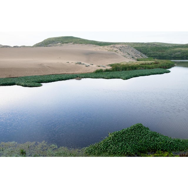Contemporary Minimalist Coastal Landscape, 'Abbotts Lagoon' Photography Print, Point Reyes California, Large 54 X 36" Fine Art Photograph For Sale