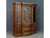 three-door bookcase Epoch & style: 1st half of the 20th century : - veneered in mahogany, partly solid - elaborately...