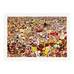 1974 Gudmundur Erro Foodscape Signed Poster