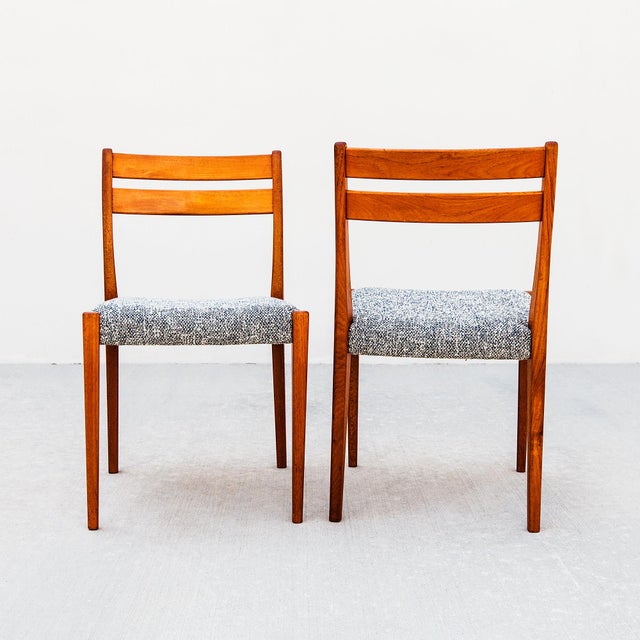 Wood Restored 1970s Solid Teak Scandinavian Dining Chairs by Svegards For Sale - Image 7 of 12