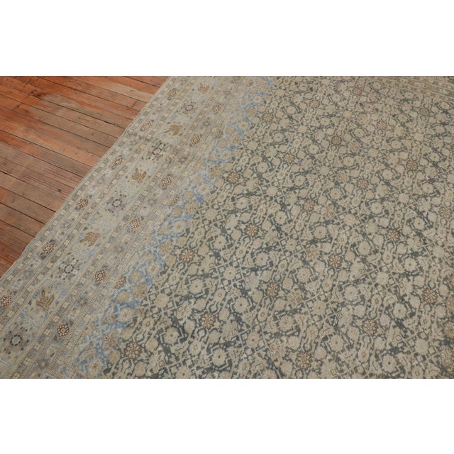 Zabihi Collection Antique Persian Tabriz Room Size Rug For Sale - Image 17 of 18