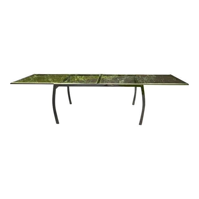Rare 1980’s Extendable Milo Baughman Style Dining Table - Design Institute of America For Sale