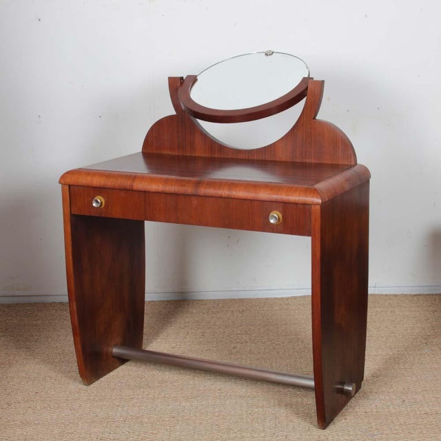 Art Deco Mahogany Dressing Table, 1930s For Sale - Image 4 of 9