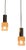 Mid-Century Modern Textured Glass Pendant Lights, 1960s, Set of 2 For Sale