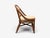 Wood Henry Link, Dining Table and Four Chairs, Bamboo, Fabric, Philippines, 1980s For Sale - Image 7 of 13