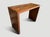 2010s Andrianna Shamaris Minimalist Teak Wood Console Table For Sale - Image 5 of 5