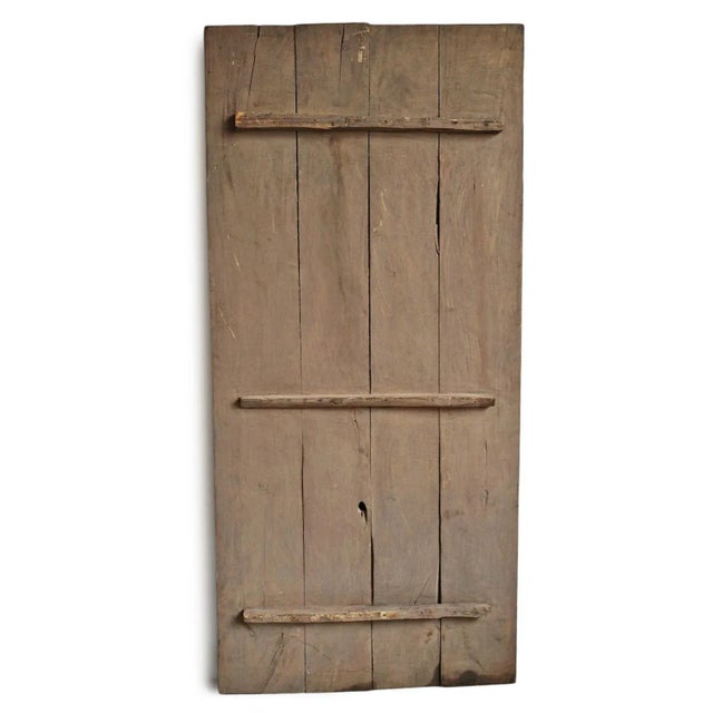 Wood Vintage Nupe Door Panel For Sale - Image 7 of 8