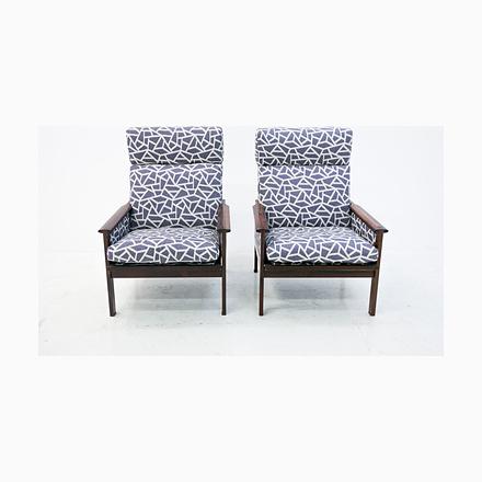 Walnut Armchairs, Denmark, 1960s, Set of 2 For Sale - Image 12 of 12