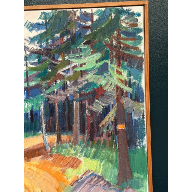 Gustaf Höglund, Spår, 1950s, Oil Painting on Canvas, Framed For Sale - Image 15 of 18