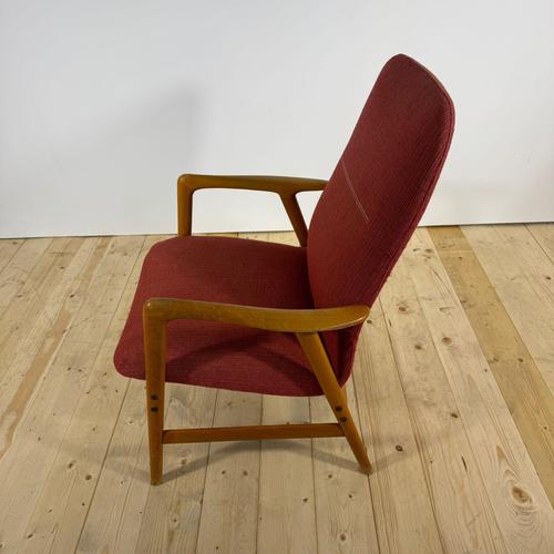 Mid-Century Modern Lounge Chair by Alf Svensson, Sweden, 1960 For Sale - Image 3 of 7