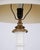 Lamp in White Opaline Glass with Red Pattern and Brass Base, 1880s For Sale - Image 3 of 7
