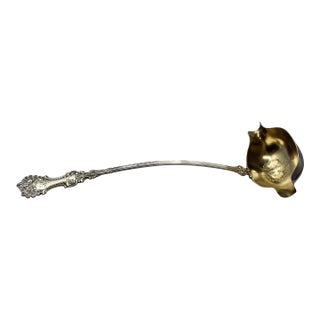 1895 Pompadour by Whiting Gorham Patented American Sterling Silver Punch Ladle For Sale