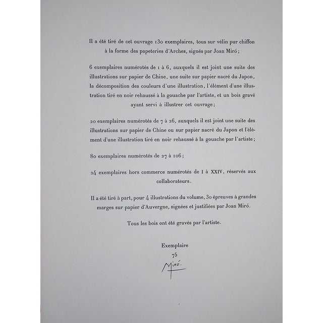 Vintage Mid 20th C. Abstract Joan Miro Lithographs - Set of 12 For Sale - Image 11 of 12