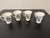 Traditional Late 20th Century Nikko Christmastime Octagonal Footed Set of Coffee Mugs - Set of 4 For Sale - Image 3 of 6