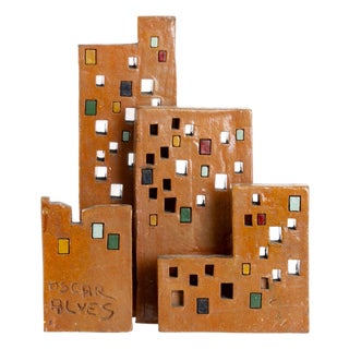 Óscar Alves, Untitled, Polychrome and Glazed Ceramic For Sale