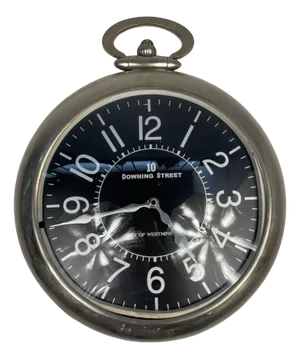 English Wall Clock in Metal