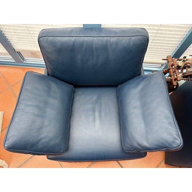 Postmodern Team Lounge Chairs in Leather from Wellis, 1980s, Set of 2 For Sale - Image 3 of 6