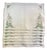 Vintage Hand-Embroidered Linen Placemats- Set of 7 For Sale