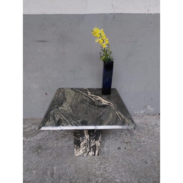 Grey Marble Coffee Table, 1980s For Sale - Image 15 of 18