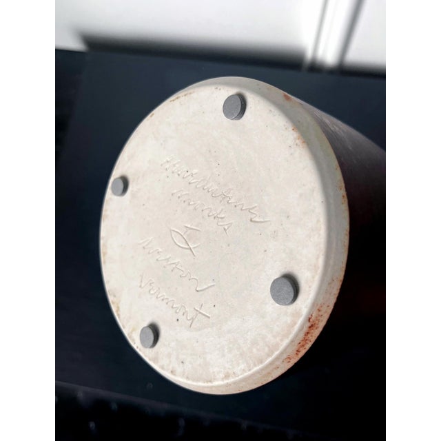 Early Ceramic Vase with Unique Glaze by Brother Thomas Bezanson For Sale - Image 10 of 18
